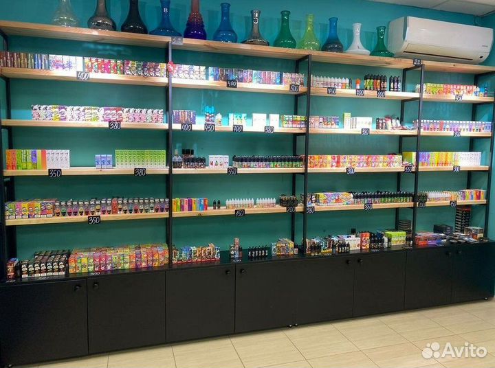 Готовый бизнес: магазин вейпов и табака