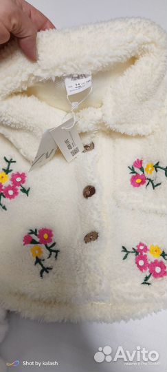 Рубашка zara барашек детская 98,104,116,122