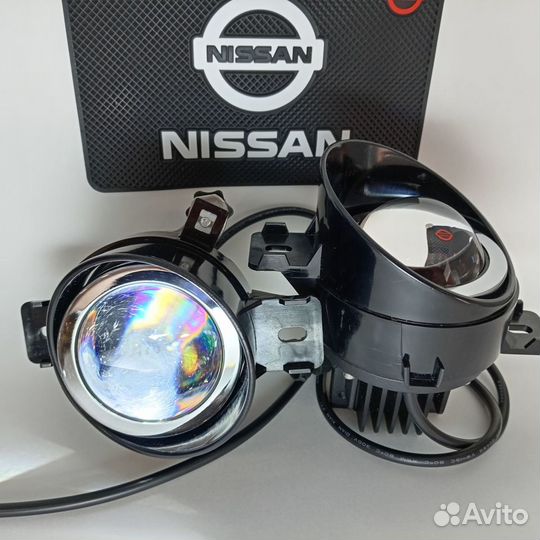 Лазерные птф для Nissan LED / bi-led линзы