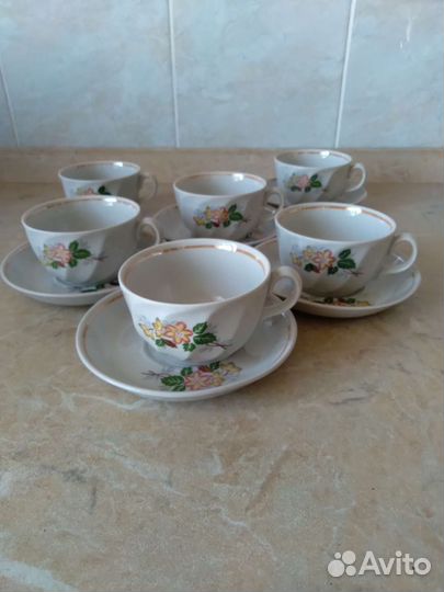 Набор кофейных пар, СССР, фз,Пролетарий