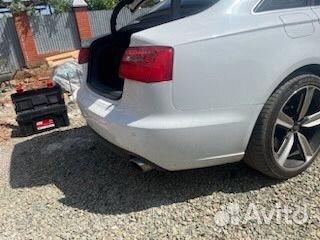 Задний бампер на audi a6 c7