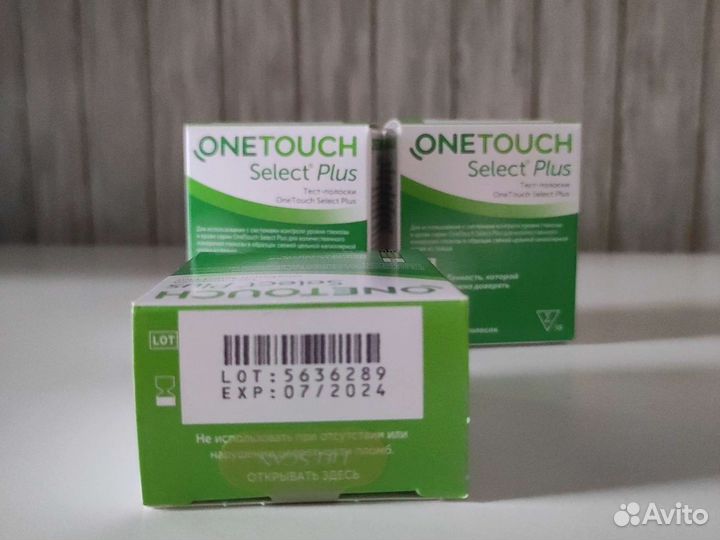 Тест полоски one touch select plus