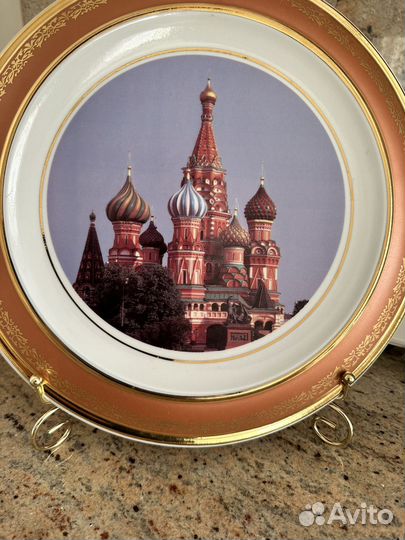 Тарелка декоративная Виды Москвы