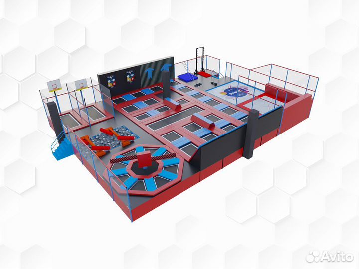 Батутный центр в Спортивный комплекс