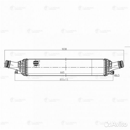 Интеркулер Audi A4 B8 рестайлинг (2011-2015) luzar