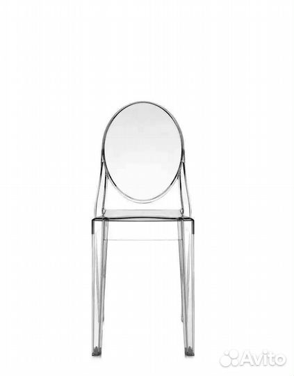 Стул прозрачный Kartell Victoria Ghost Италия