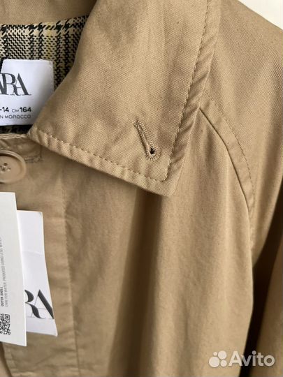 Zara тренч новый 13-14