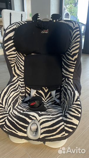 Автокресло Britax romer king ii ls zebra