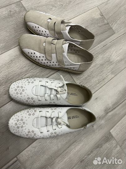 Кроссовки женские кожа,р.39,40