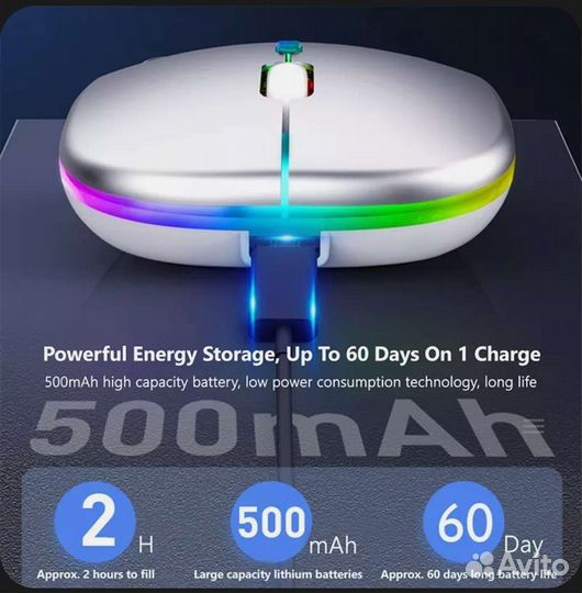 Беспроводная аккумуляторная мышь