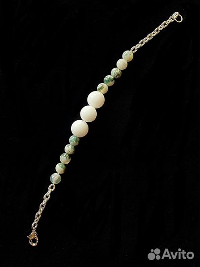 Браслет из натуральных камней агат