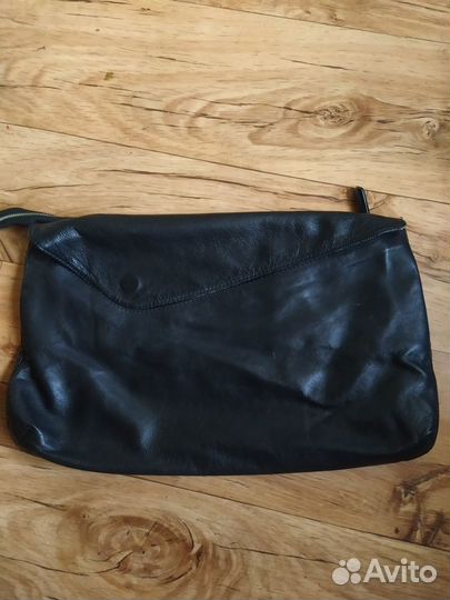 Клатч натуральная кожа 20*34