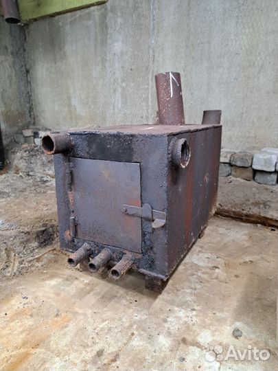 Печь буржуйка на дровах