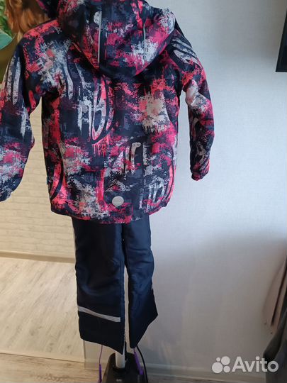 Зимний костюм для девочки 128