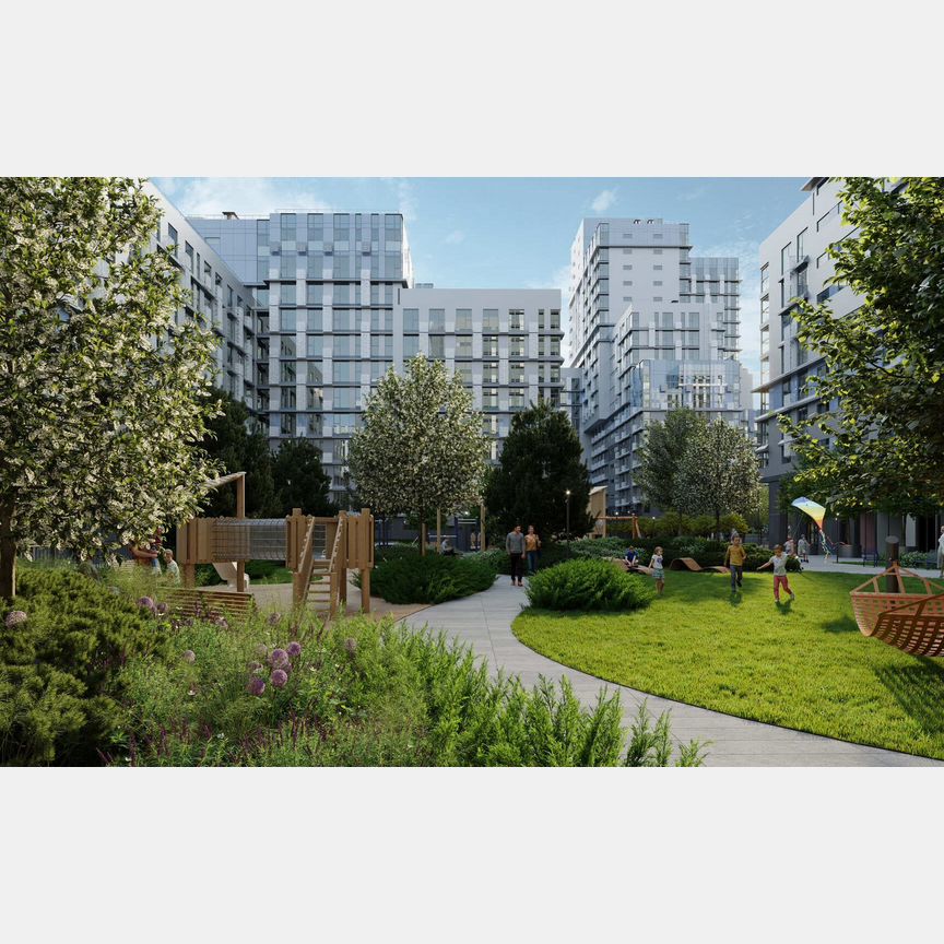 2-к. квартира, 61,7 м², 4/23 эт.