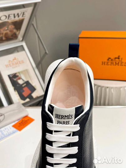 Кроссовки мужские кожаные Hermes 39-45