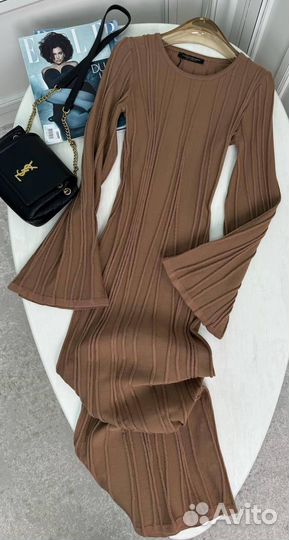 Платье saint laurent (тренд 2024)