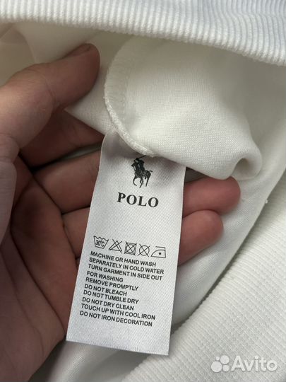 Свитер Polo ralph lauren в белом цвете