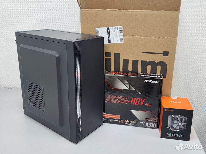 Игровой AMD Ryzen 3 4100/16Gb/SSD 256Gb/RX 480
