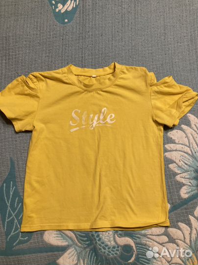 Вещи пакетом новые бу для девочки 110 116