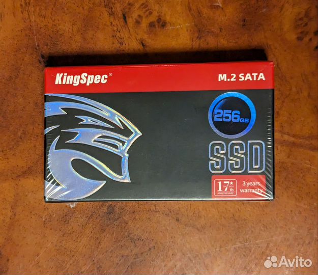 Новый SSD диск KingSpec NT-256 M2 SATA III 256 гб