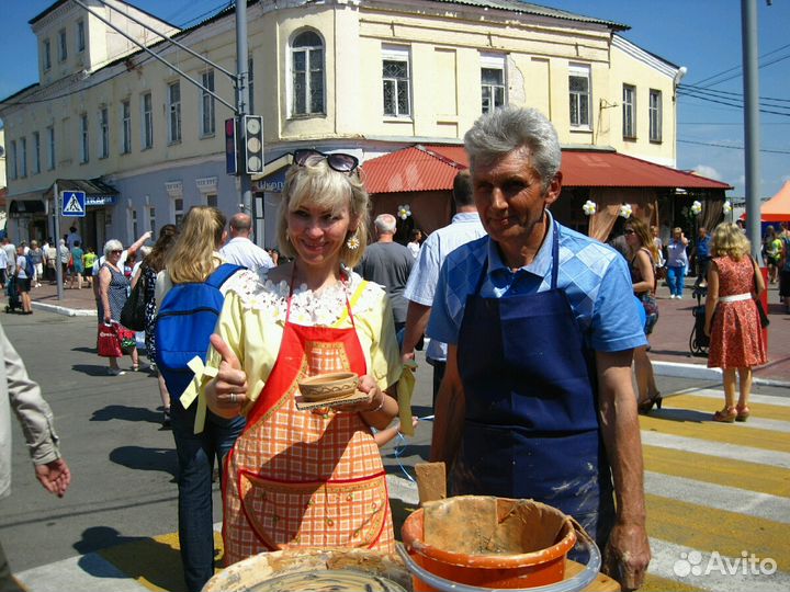 Мастер-класс на гончарном круге