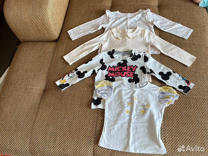 Лонгслив для девочки 86 92