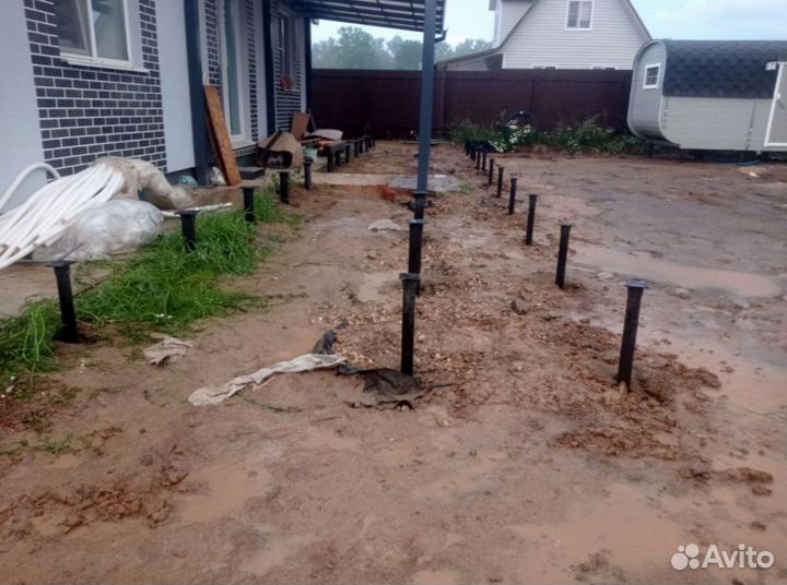 Винтовые сваи под ключ