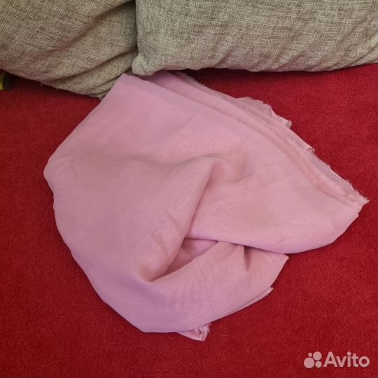 Шифон ткань розовый