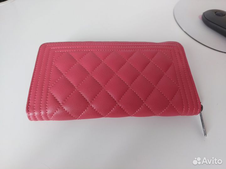Кошелек женский chanel розовый
