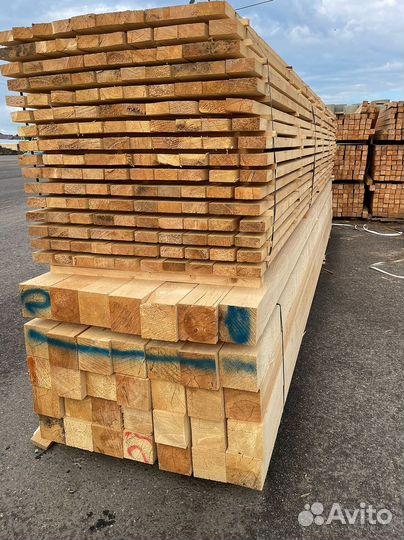 Доска обрезная 40х200х6000мм ГОСТ