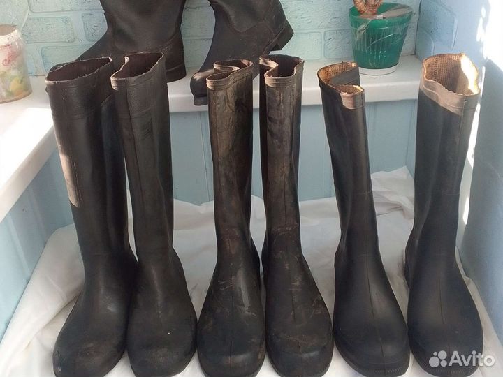 Сапоги кирзовые ссср.Резиновые сапоги42.43 размер