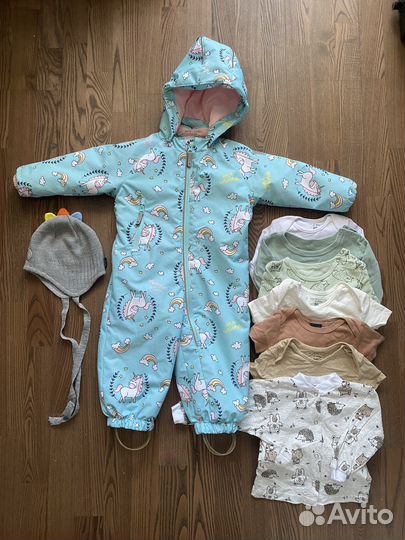 Демисезонный комбинезон, размер 80