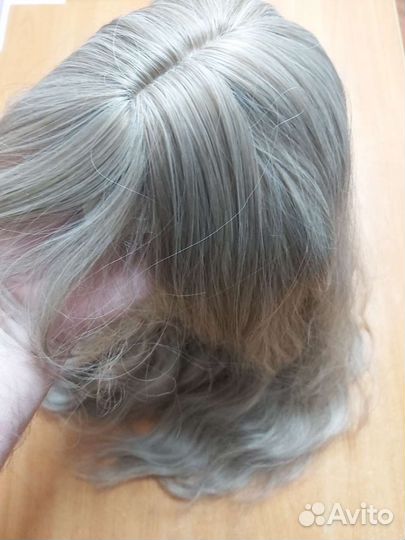 Парик натуральный 60 см русый