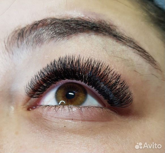 Наращивание, ламинирование + ботокс ресниц. Оформл