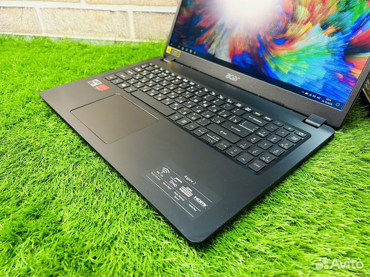 Быстрый Acer IPS Full HD Ryzen 3/Ram 16GB/SSD+HDD