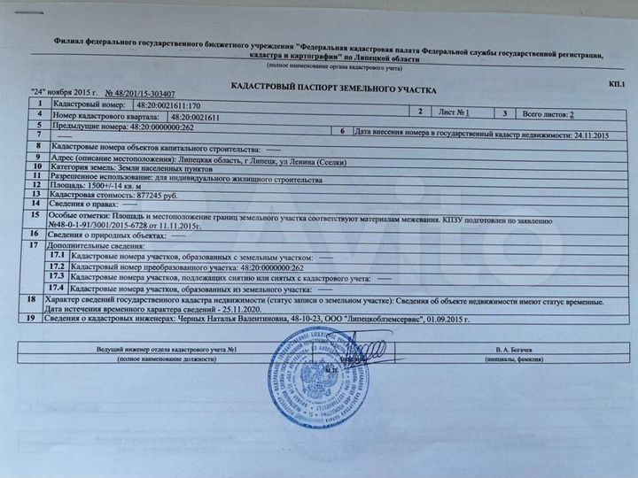 Участок 15 сот. (ИЖС)