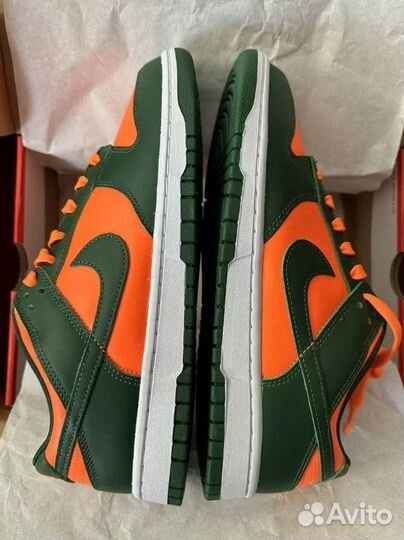 Nike dunk low retro miami hurricanes