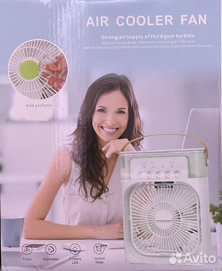 Вентилятор портативный с увлажнителем