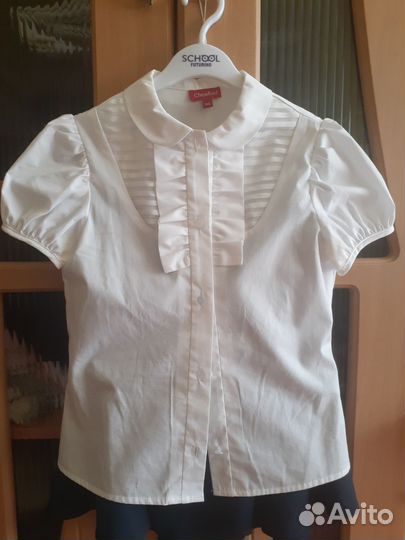 Школьная форма для девочки 146 синяя пакетом