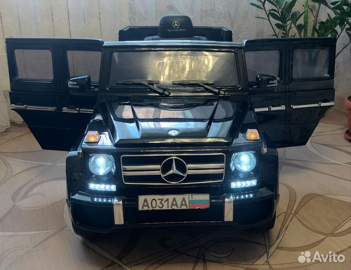 Детский электромобиль бу mercedes AMG G63