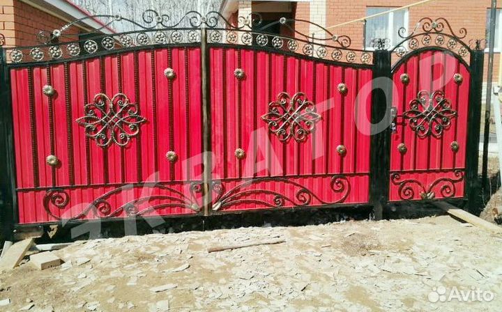 Кованые ворота