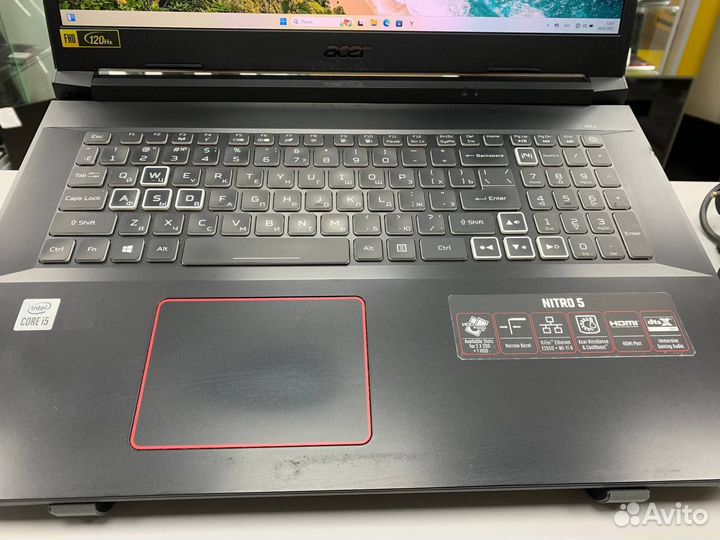 Ноутбук Acer Nitro Core i5-10/ RTX 3060 6Gb/ SSD
