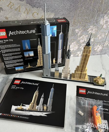 Lego architecture 21028 New York City (Нью-Йорк)