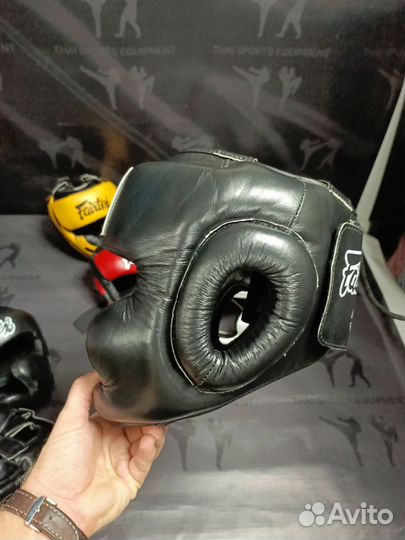 Боксёрский шлем Fairtex HG3 black