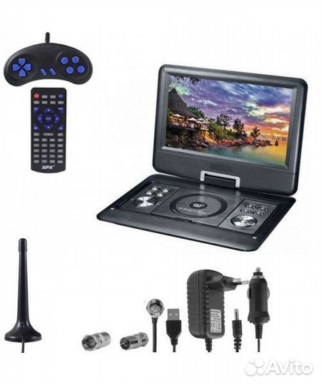 DVD плеер 15 дюймов с тюнером XPX EA-1569D