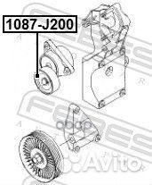 Ролик натяжной приводного ремня (комплект)