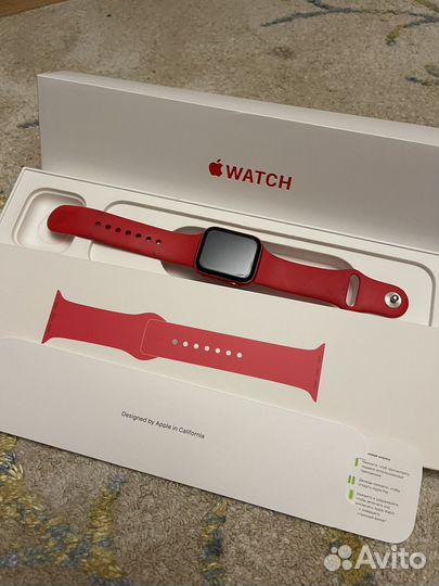 Часы apple watch 6 40 mm красные на запчасти