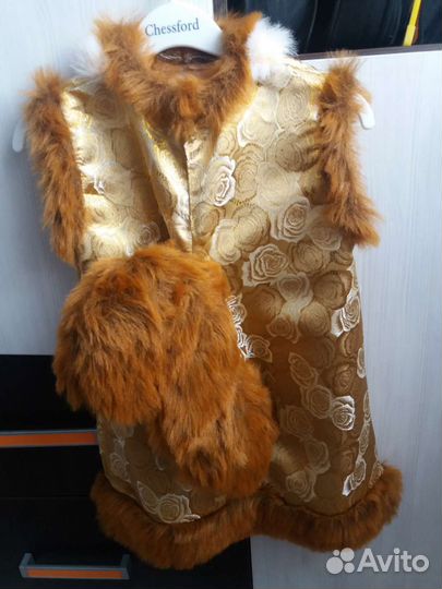 Новогодний костюм для девочки белочка