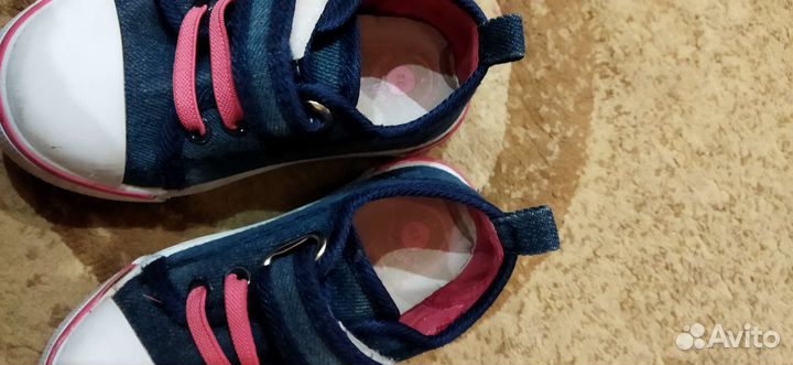 Кеды для девочки 22 размер